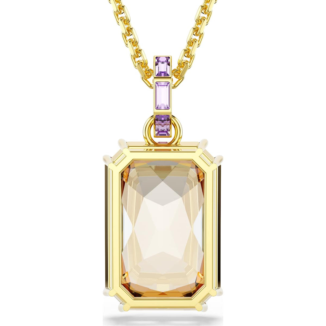 Swarovski Millenia Halskette Oktagon Schliff Karamell Goldlegierungsschicht - 5725752