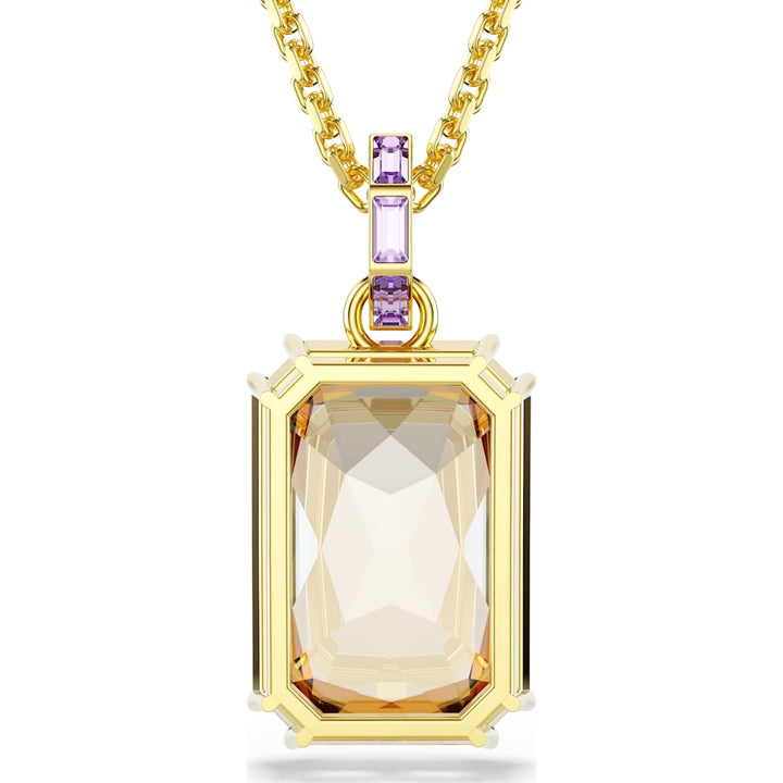 Swarovski Millenia Halskette Oktagon Schliff Karamell Goldlegierungsschicht - 5725752