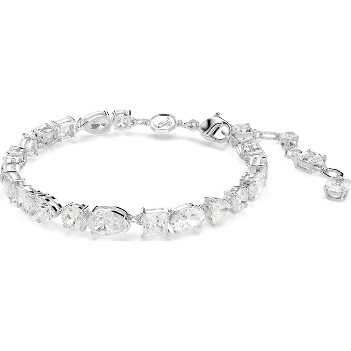 Swarovski Mesmera Armband Verschiedene Schliffe Weiss Rhodiniert - 5731959