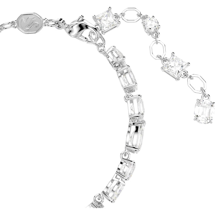 Swarovski Mesmera Armband Verschiedene Schliffe Weiss Rhodiniert - 5731959