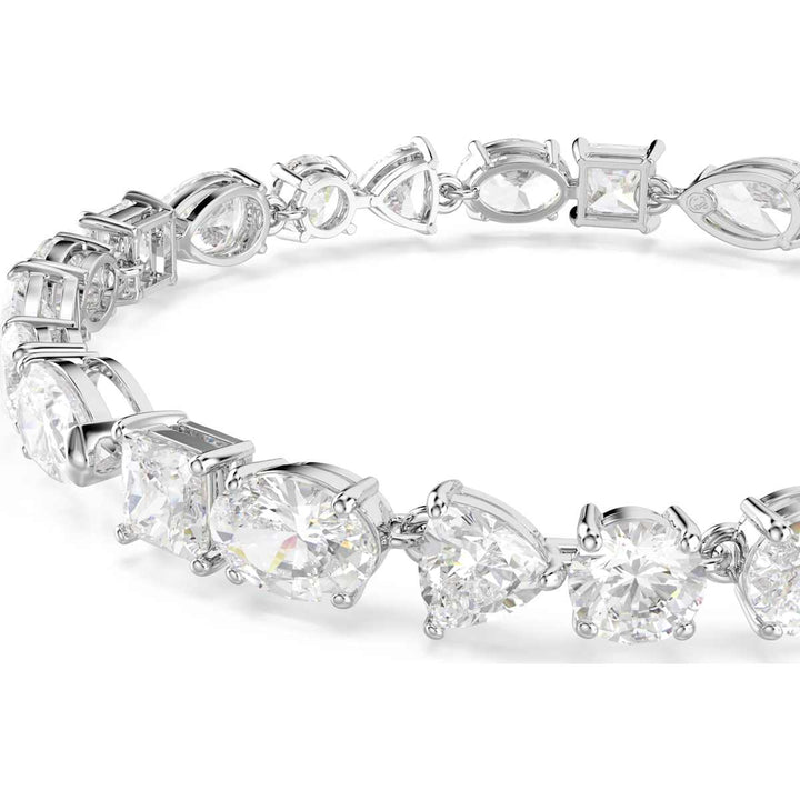 Swarovski Mesmera Armband Verschiedene Schliffe Weiss Rhodiniert - 5731959