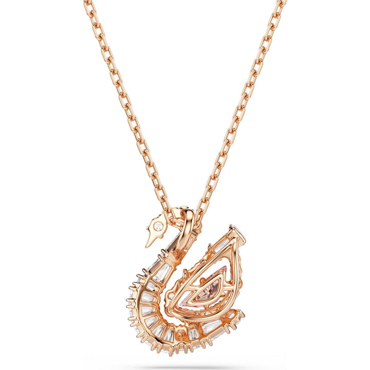Swarovski Swan Halskette Verschiedene Schliffe Schwan Rosa - 5732414