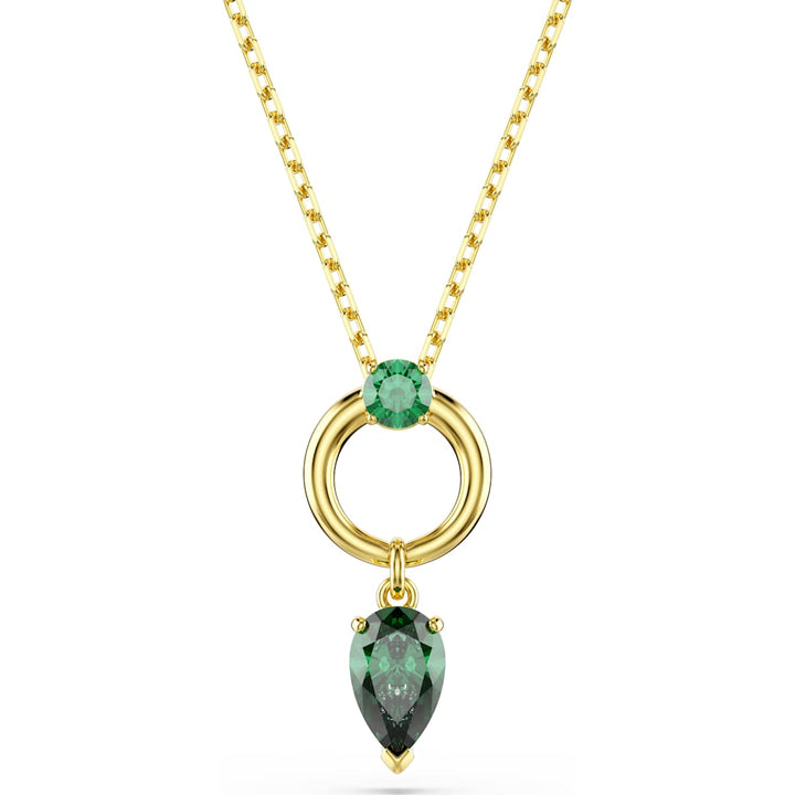 Swarovski Collana Mesmera Taglio misto Verde Placcato color oro - 5732484