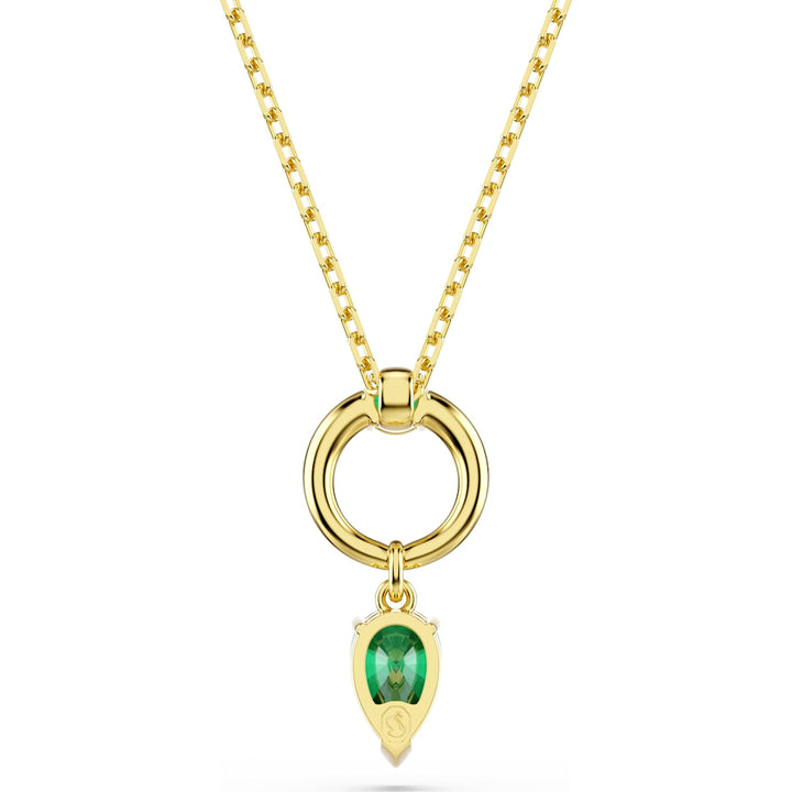 Swarovski Mesmera Halskette Tropfenschliff Grün Goldlegierungsschicht - 5732484