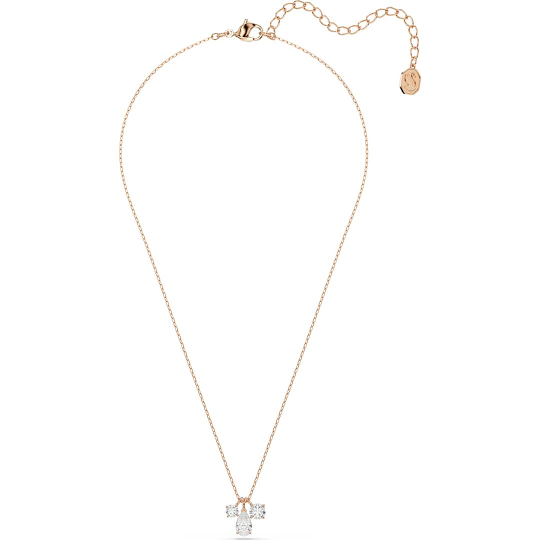 Swarovski Mesmera Halskette Verschiedene Schliffe Weiss Roségold Legierungsschicht - 5734245