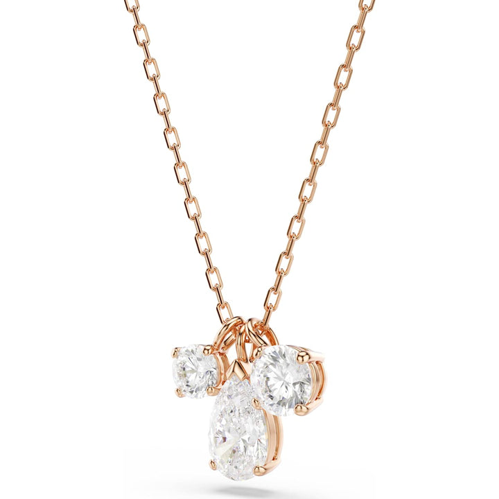 Swarovski Mesmera Halskette Verschiedene Schliffe Weiss Roségold Legierungsschicht - 5734245