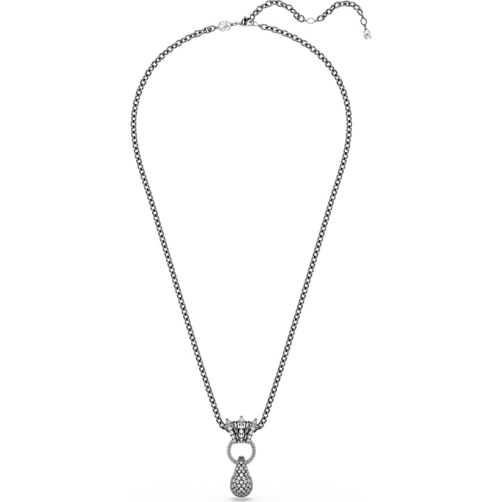 Swarovski Sublima Halskette Verschiedene Schliffe Weiss Rutheniert - 5735224