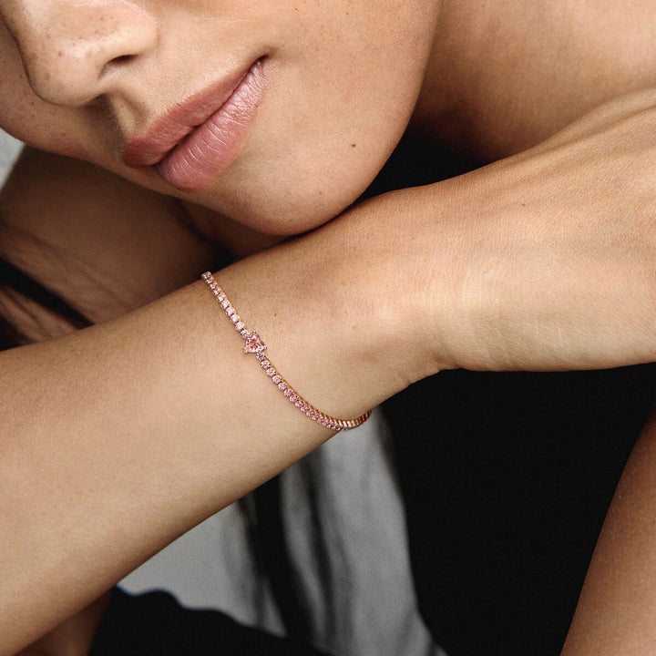 Pandora Funkelndes Herz Tennisarmband - 580041C01