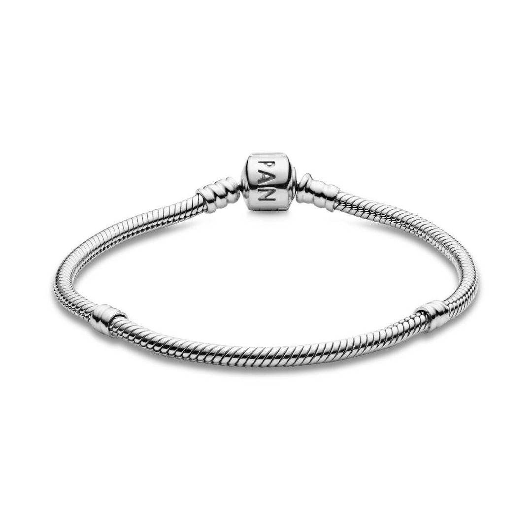 Pandora Verspieltes Zylinder Verschluss Schlangen Gliederarmband - 594593C00