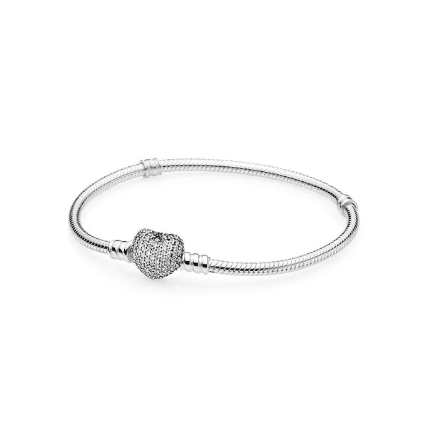 Pandora Armband mit Herzverschluss - 590727CZ