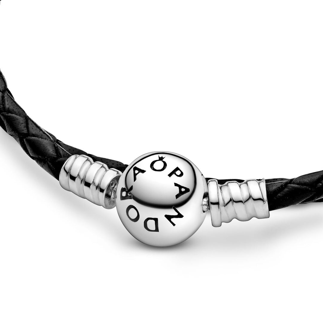 Pandora Schwarzes Zweifach Armband - 590745CBK