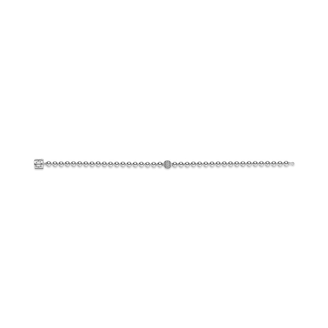 Pandora Kugel &amp; Pavé Armband - 598342CZ