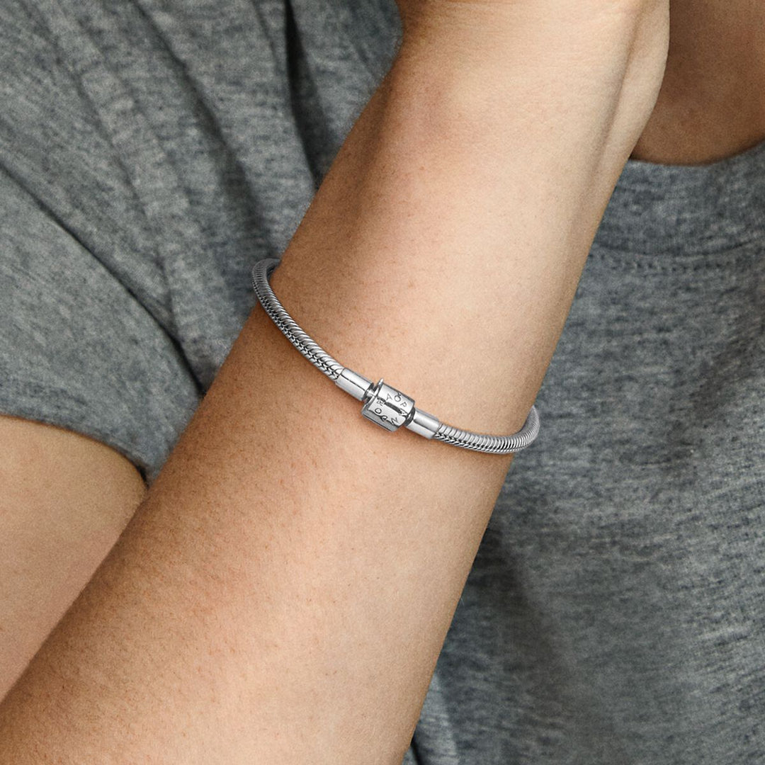 Pandora Schlangen Gliederarmband mit Zylinder Verschluss - 598816C00