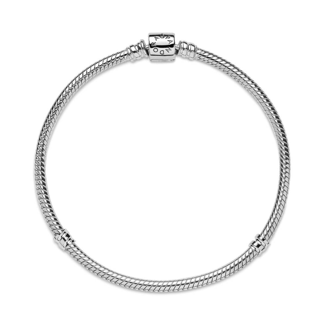 Pandora Verspieltes Zylinder Verschluss Schlangen Gliederarmband - 594596C00