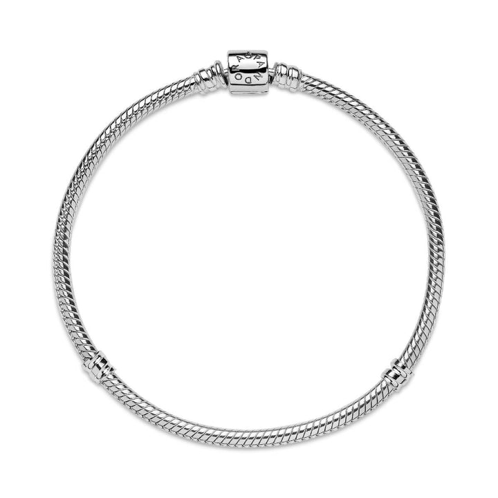 Pandora Verspieltes Zylinder Verschluss Schlangen Gliederarmband - 594596C00