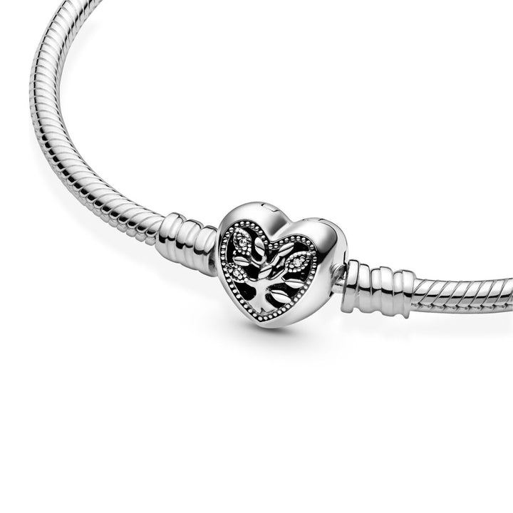 Pandora Stammbaum Herzverschluss Schlangen Gliederarmband - 598827C01