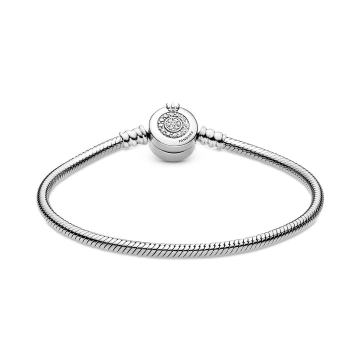Pandora Moments Funkelndes Crown O Schlangen Gliederarmband - 599046C01