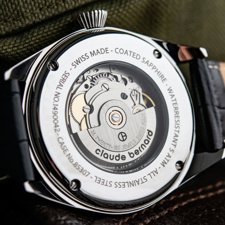 Claude Bernard Proud Heritage Automatic Skeleton - 85309 3C GIN