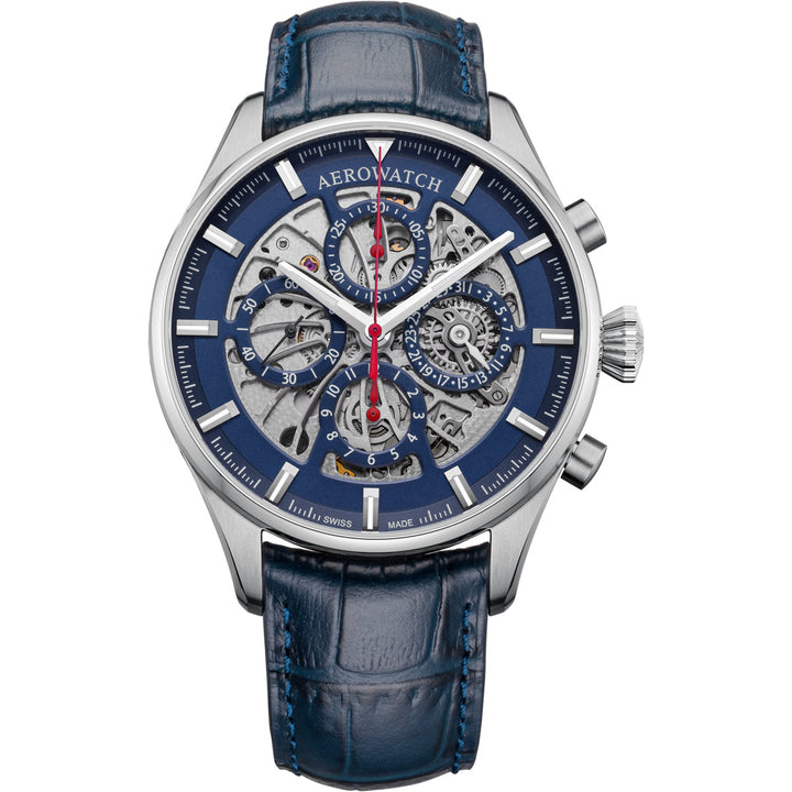Aerowatch Les Grandes Classiques Chrono Skeleton - A 61989 AA07 1/2 SQ