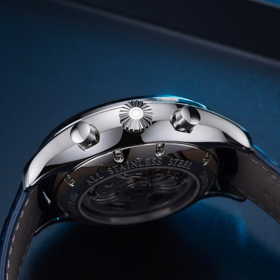 Aerowatch Les Grandes Classiques Chrono Skeleton - A 61989 AA07 1/2 SQ