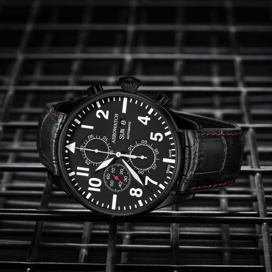 Aerowatch Les Grandes Classiques Pilote Chronograph - A 61989 NO09