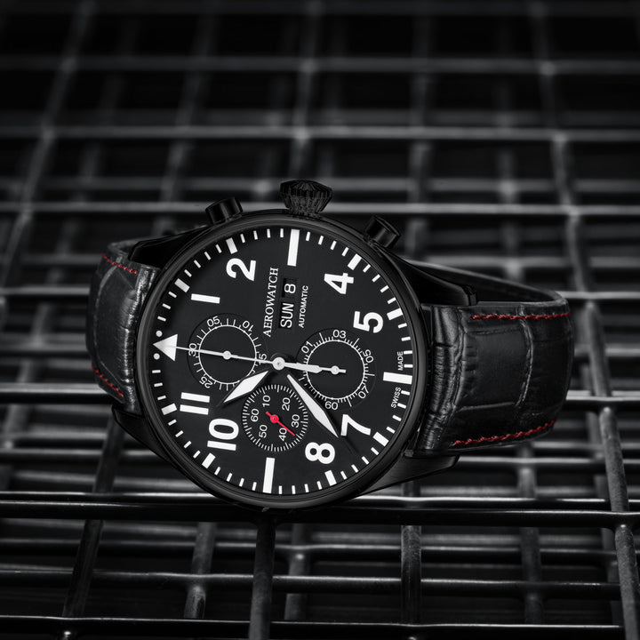 Aerowatch Les Grandes Classiques Pilote Chronograph - A 61989 NO09