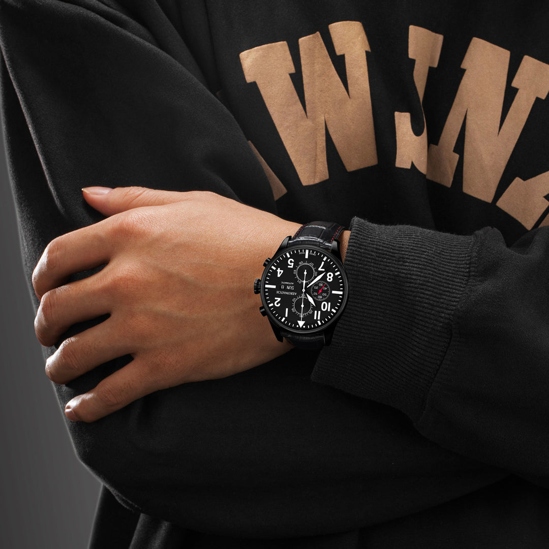 Aerowatch Les Grandes Classiques Pilote Chronograph - A 61989 NO09