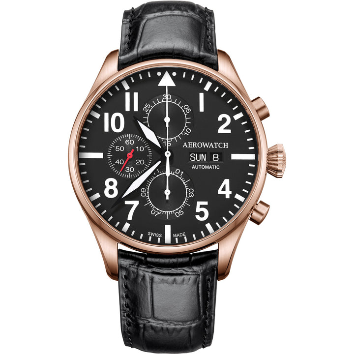 Aerowatch Les Grandes Classiques Pilote Chronograph - A 61989 RO09