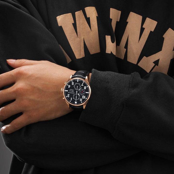 Aerowatch Les Grandes Classiques Pilote Chronograph - A 61989 RO09