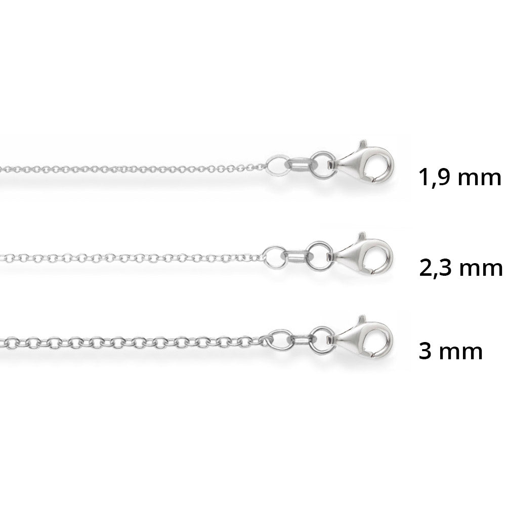 Luxoia Silver Classics Ankerkette Rund - 6236.00380/6236.00383/6236.00387