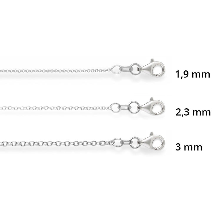 Luxoia Silver Classics Ankerkette Rund - 6236.00380/6236.00383/6236.00387