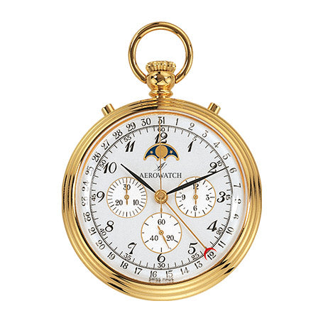 Aerowatch Lépine Mechanical Gold Plated - 69681 J102