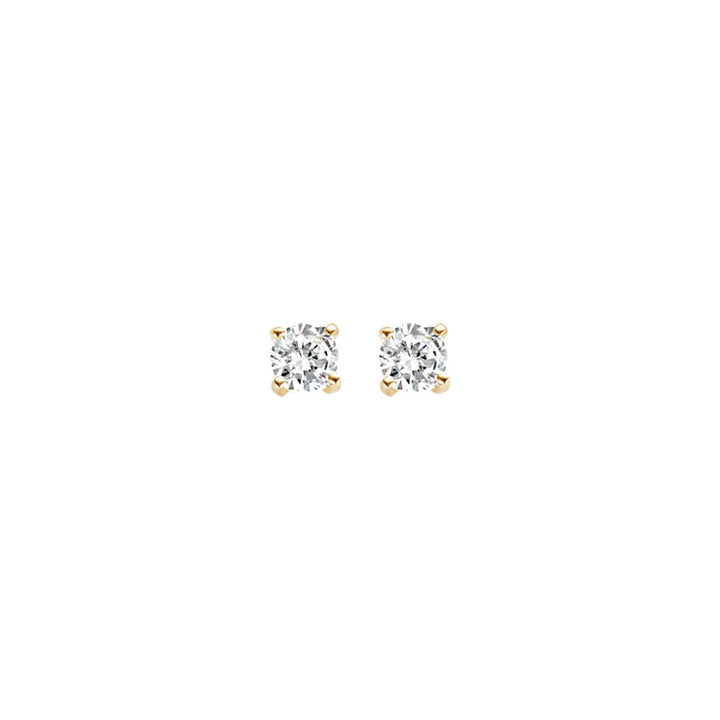 Blush Stud Earrings 14k Yellow Gold - 7128YZI
