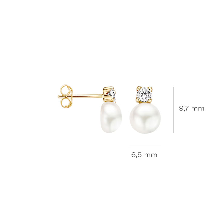 Blush Ohrstecker 14k Gelbgold - 7147YPW