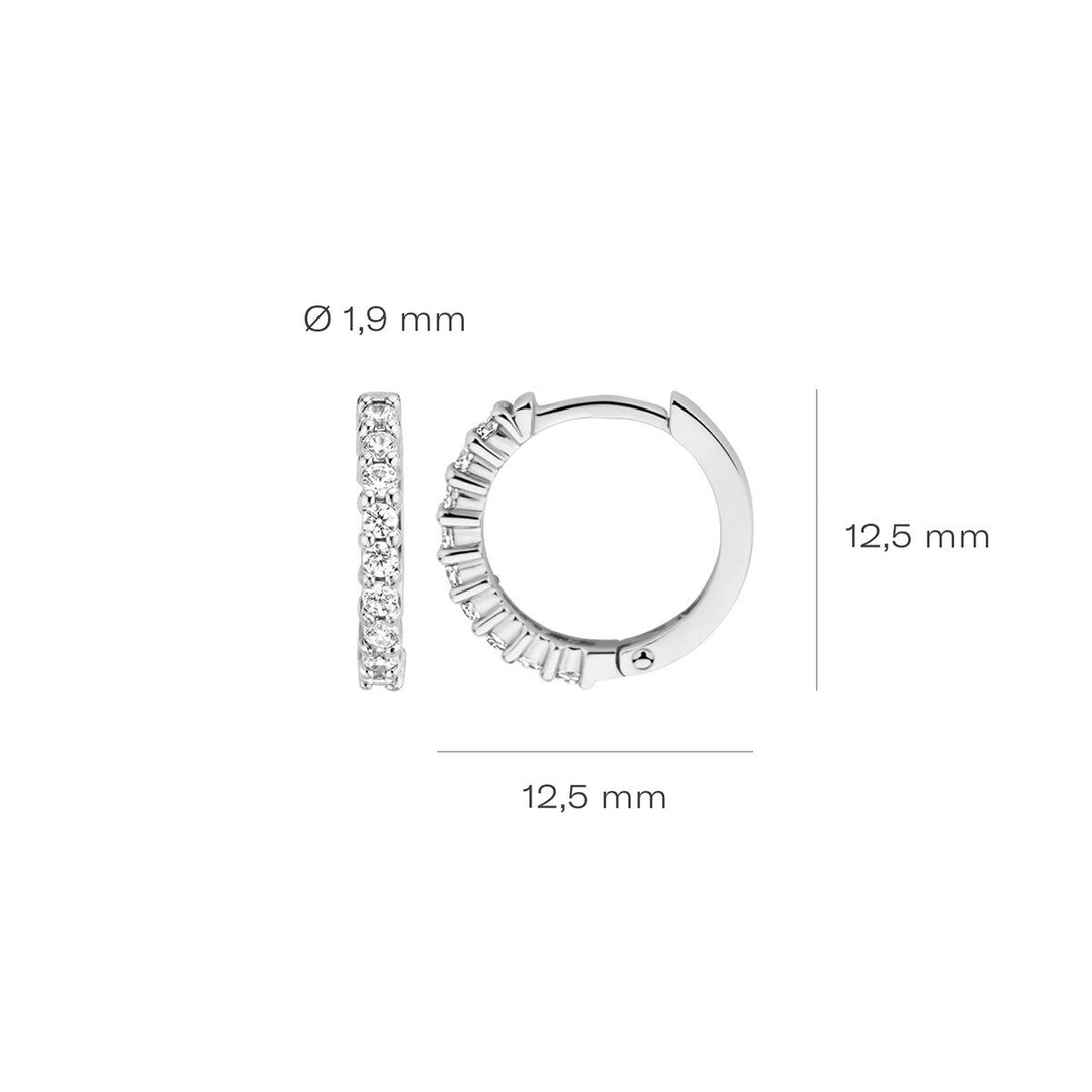 Blush Ohrringe 14k Weissgold - 7166WZI