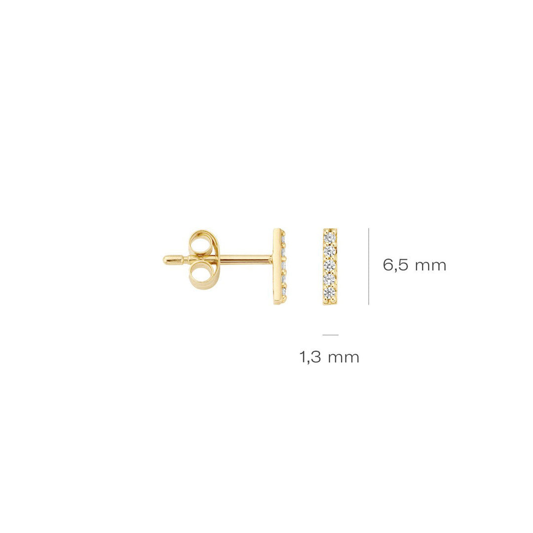 Blush Ohrstecker 14k Gelbgold - 7196YZI