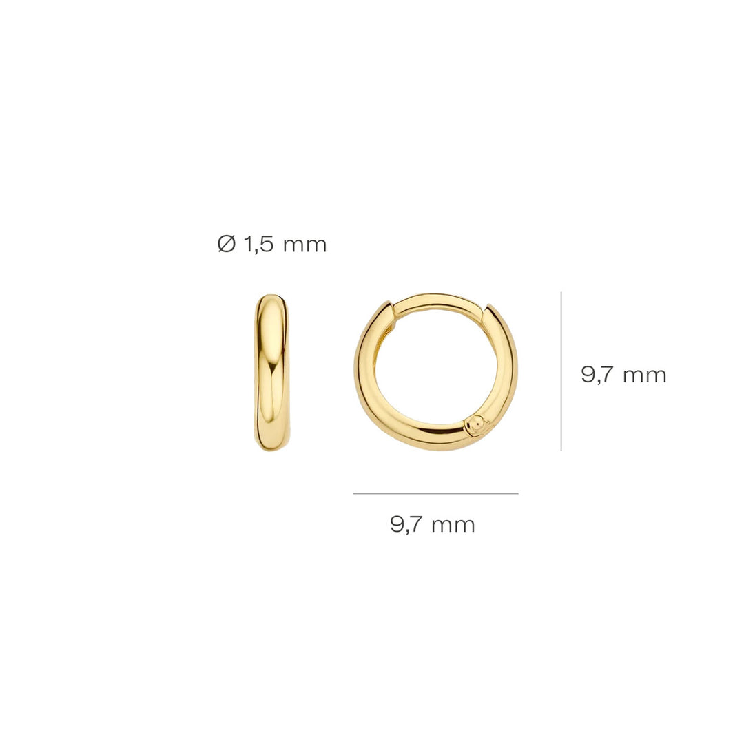 Blush Ohrringe 14k Gelbgold - 7221YGO