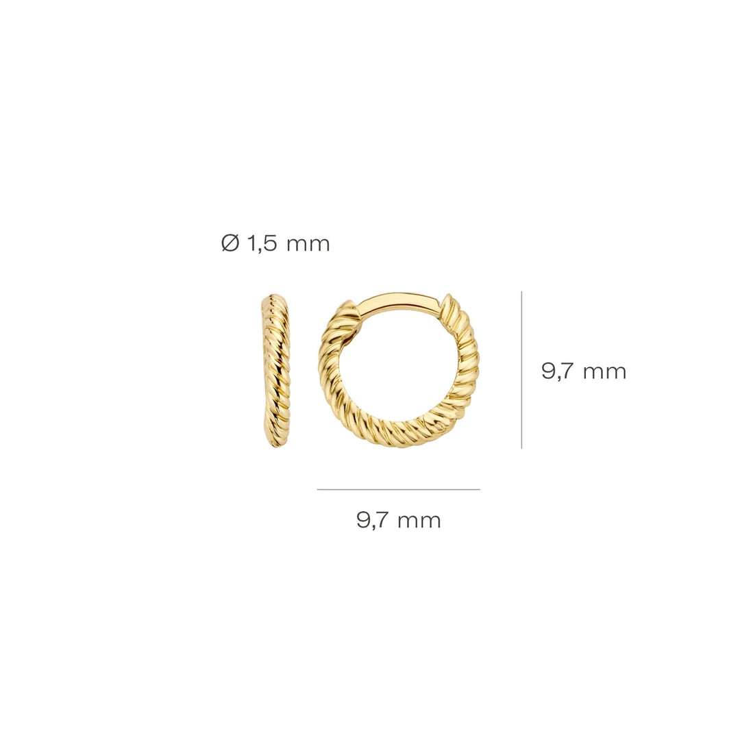 Blush Ohrringe 14k Gelbgold - 7231YGO