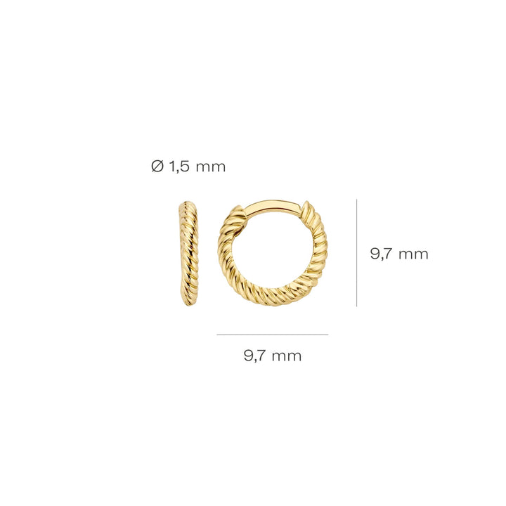 Blush Ohrringe 14k Gelbgold - 7231YGO