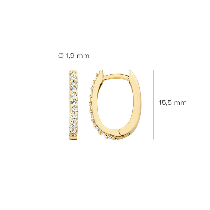 Blush Ohrringe 14k Gelbgold - 7236YZI