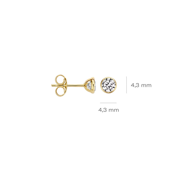 Blush Ohrstecker 14k Gelbgold - 7257YZI