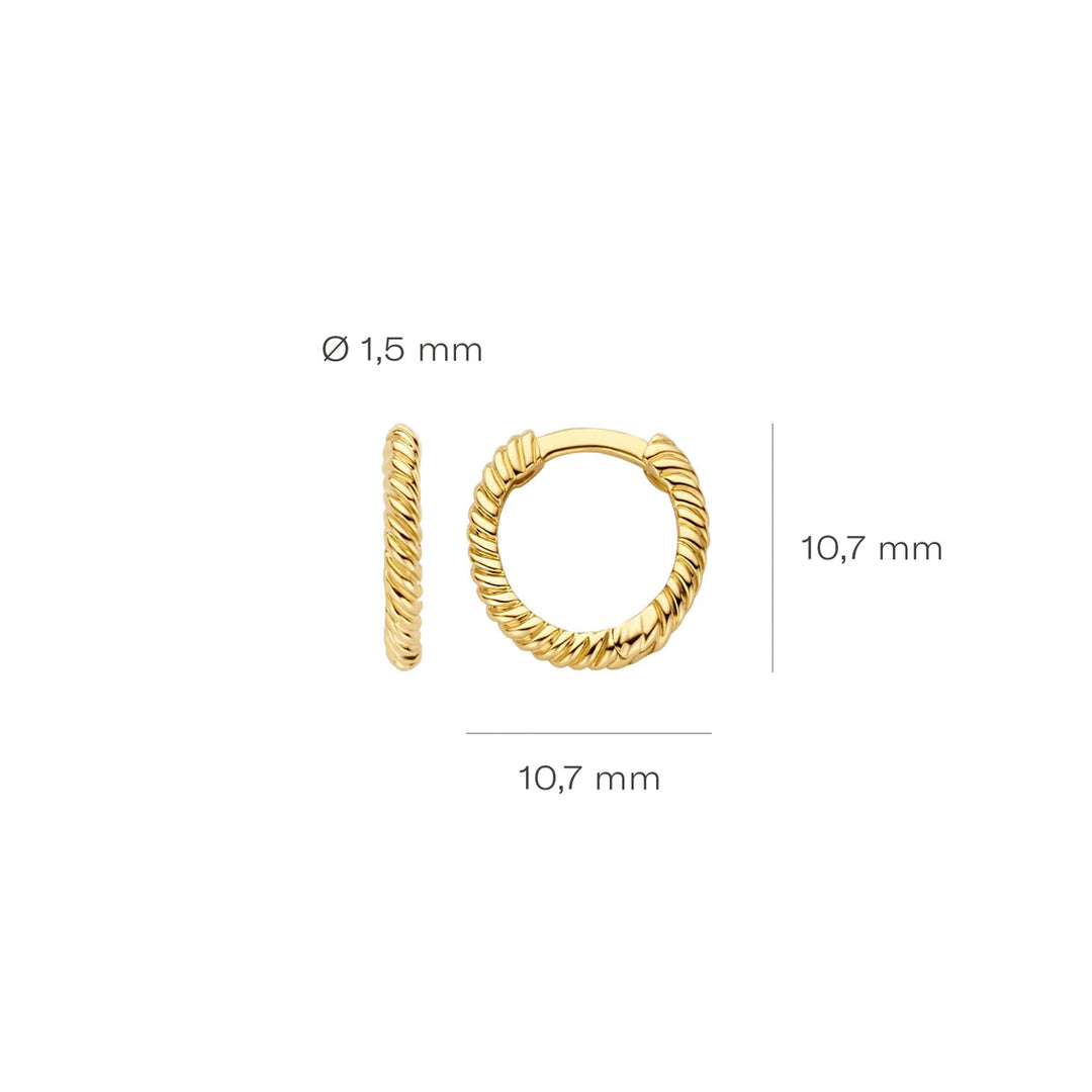 Blush Ohrringe 14k Gelbgold - 7265YGO