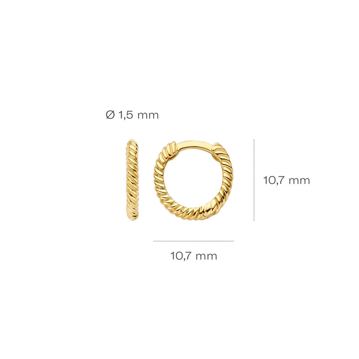 Blush Ohrringe 14k Gelbgold - 7265YGO