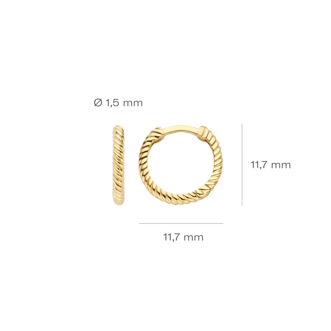 Blush Ohrringe 14k Gelbgold - 7266YGO