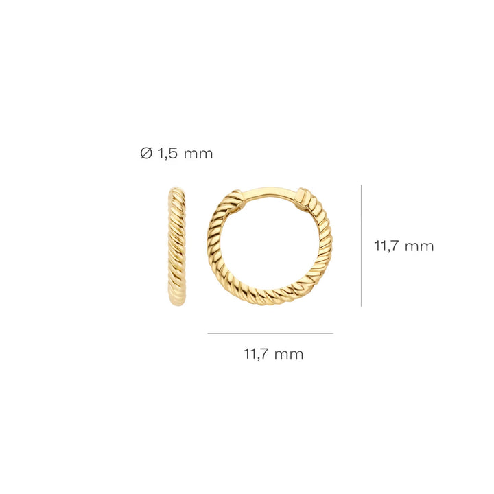 Blush Ohrringe 14k Gelbgold - 7266YGO