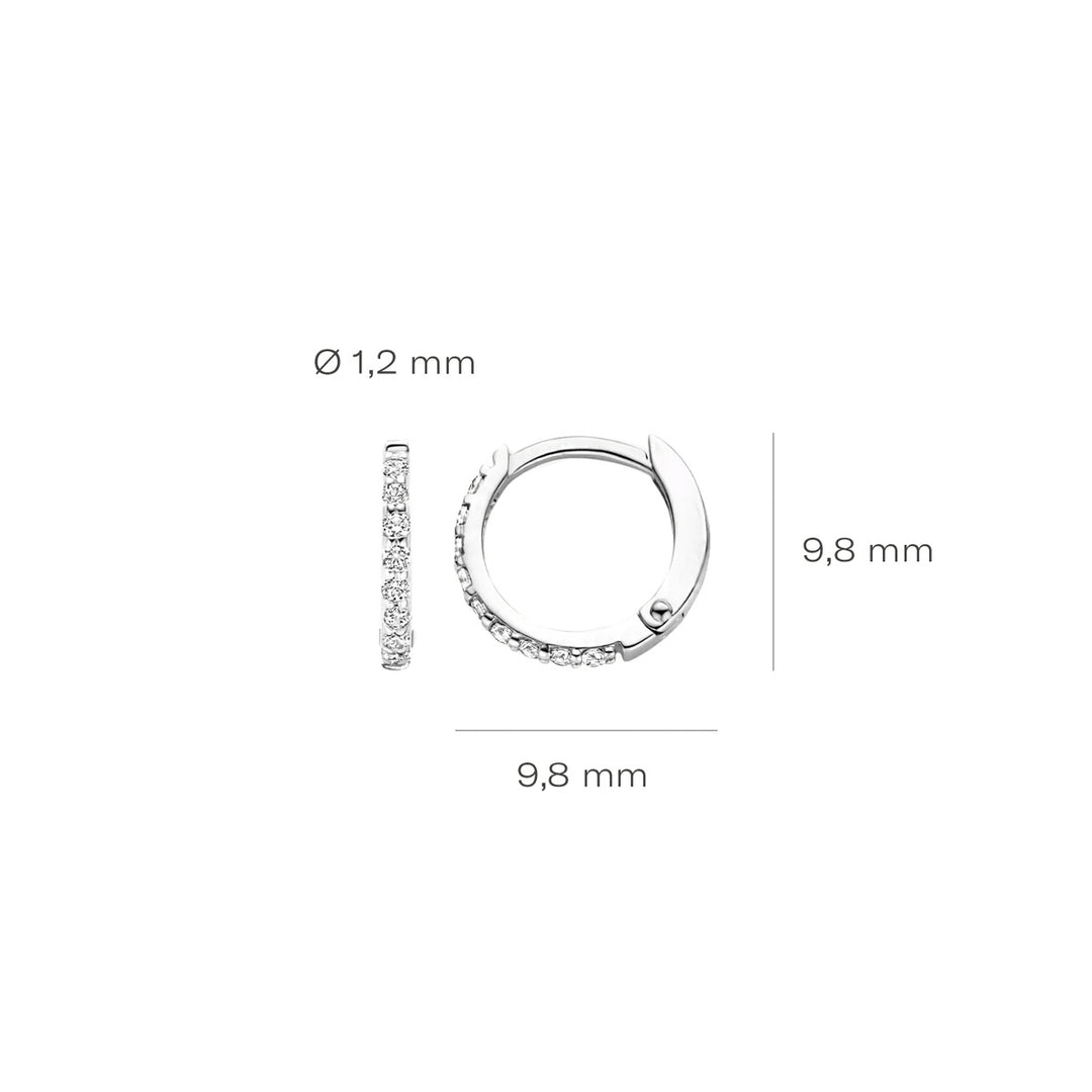 Blush Ohrringe 14k Weissgold - 7268WZI
