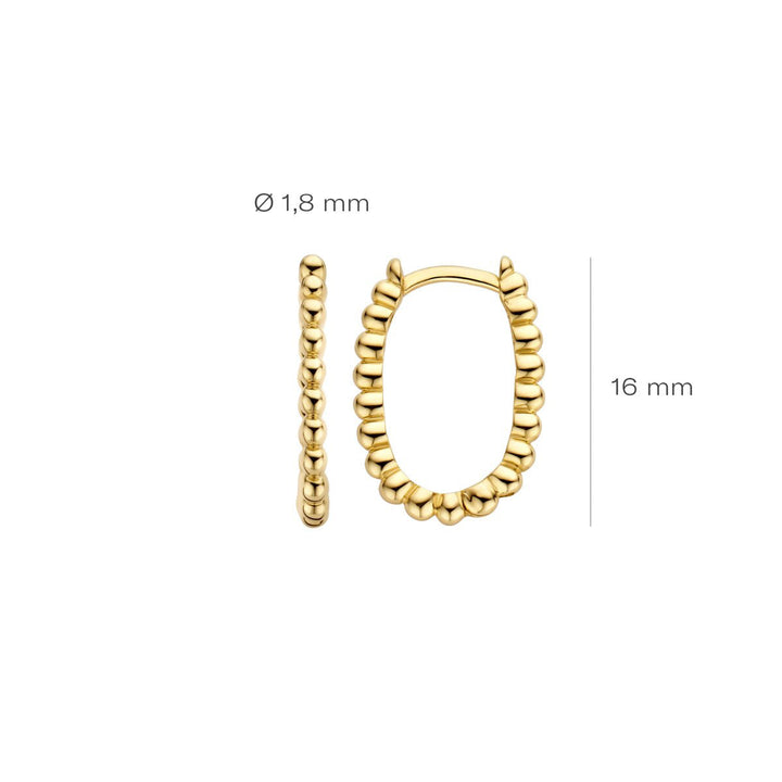 Blush Ohrringe 14k Gelbgold - 7272YGO