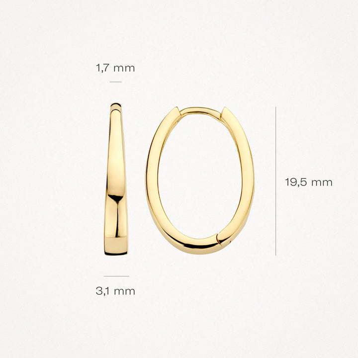 Blush Ohrringe 14k Gelbgold - 7303YGO