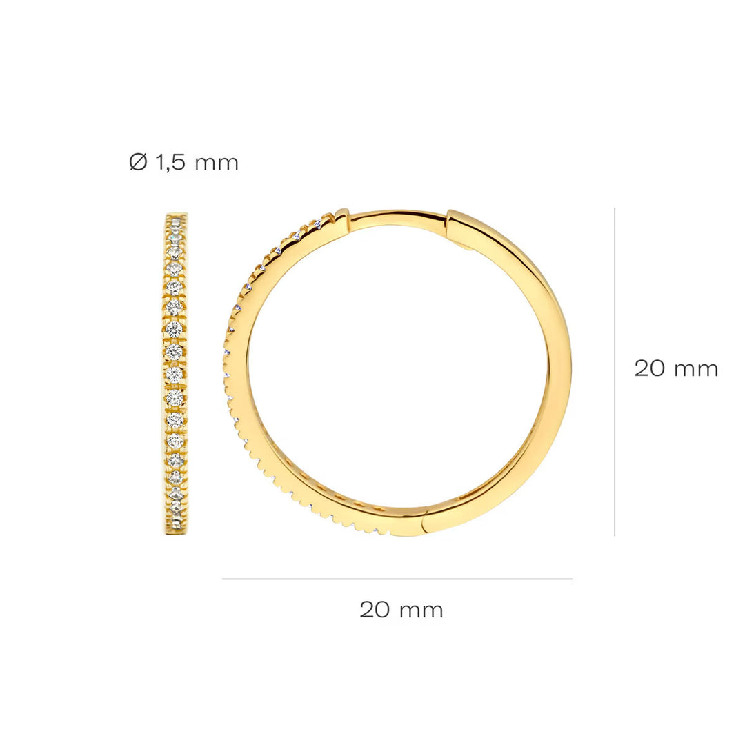 Blush Ohrringe 14k Gelbgold - 7306YZI
