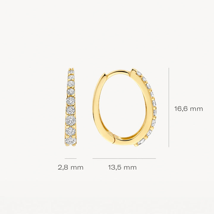 Blush Ohrringe 14k Gelbgold - 7342YZI